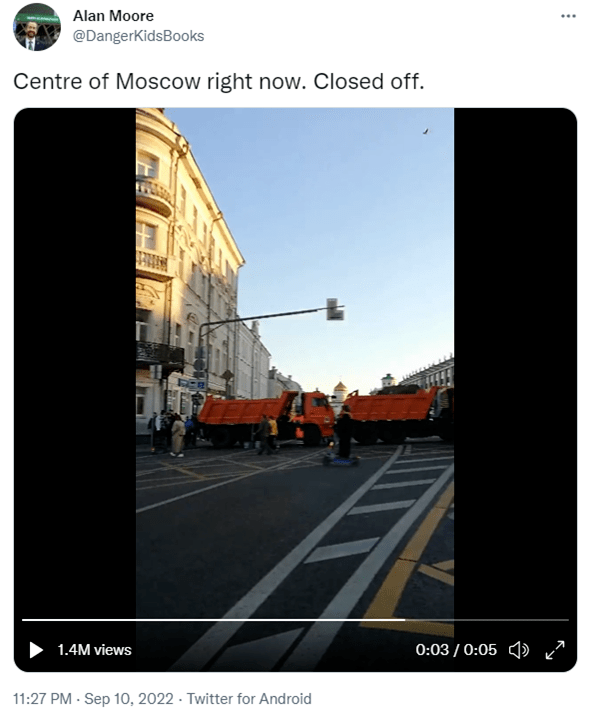 明查｜卡车拦路、军车出没，莫斯科生变？假的！