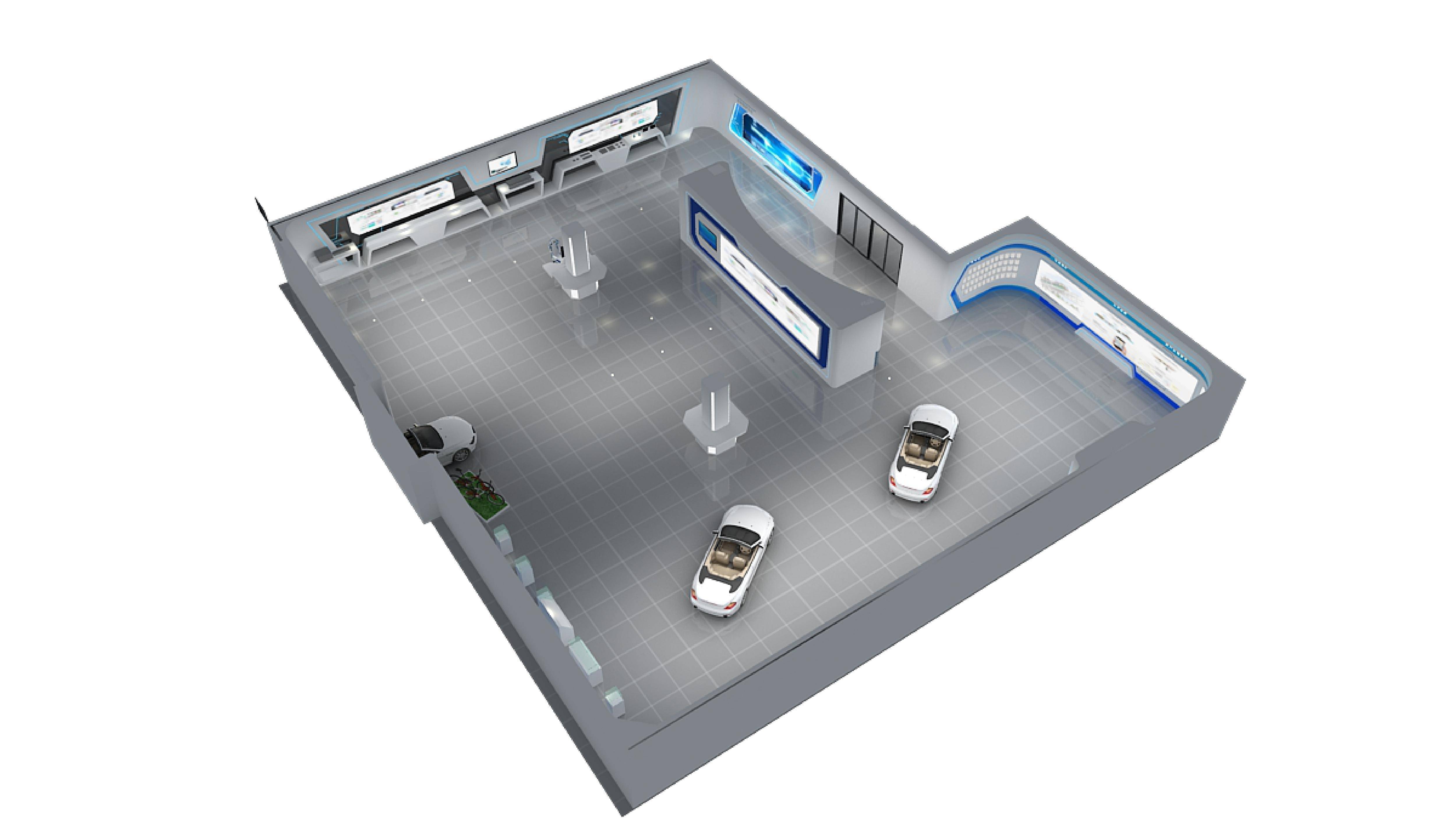 汽车展厅如何设计不同的功能区？