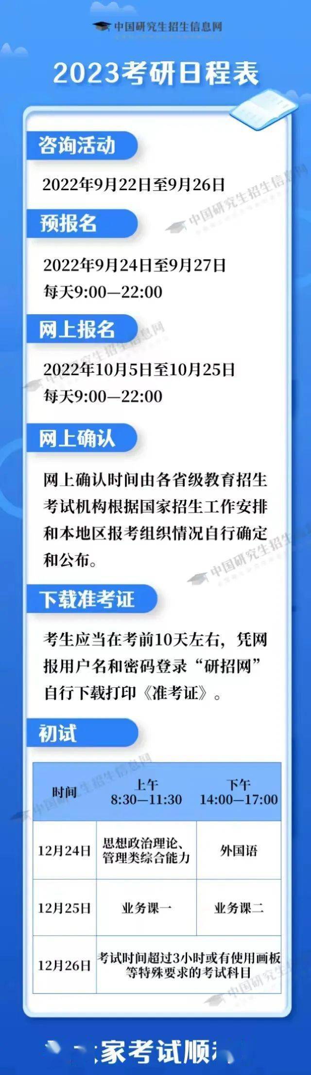 考研99天!四六级时间!考试日历提前告诉你!
