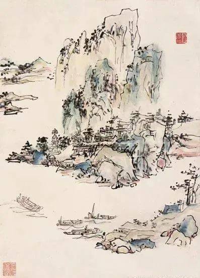 黄宾虹:天然图画大理石,神工诡秘滇南无—画学_cm_黄山名_山水画