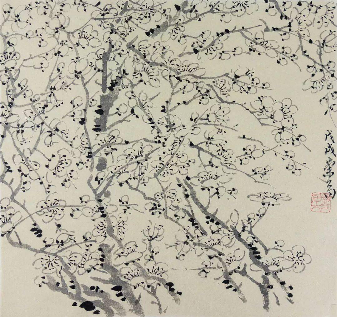 100幅国画精品梅,兰,竹,菊 超好素材,不要错过!_昙花