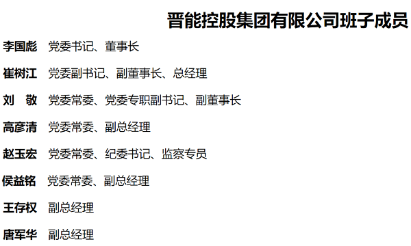 近日,晋能控股集团官网更新领导班子成员信息显示,近期调任集团的侯益