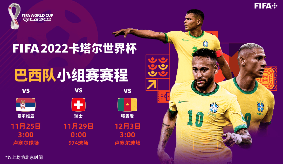 11-24世界杯：巴西vs塞尔维亚 葡萄牙vs加纳 乌拉圭vs韩国（含比分）