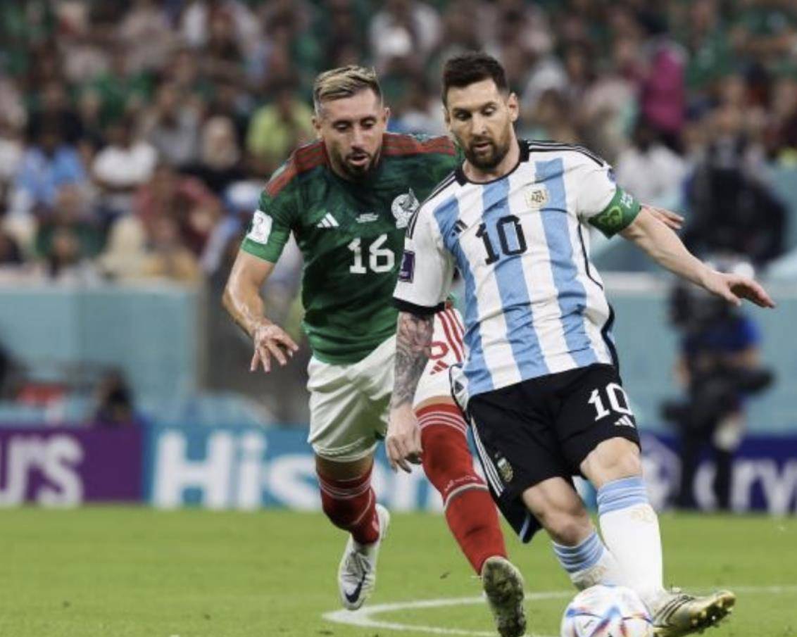 战斗到最后的位置！阿根廷2:0墨西哥，梅西打进关键球，小组出线在望