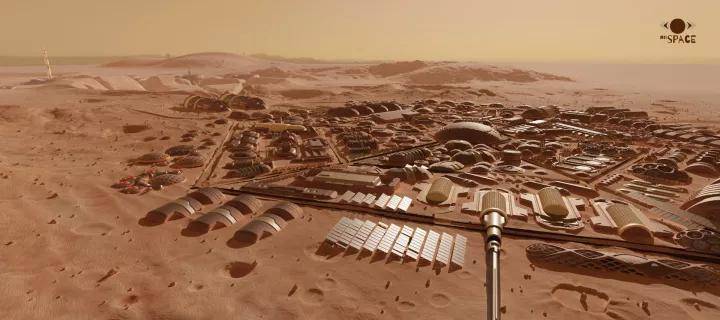 88火星殖民地如果不爆发核战争,那么我们可能处于星际时代的前夜.
