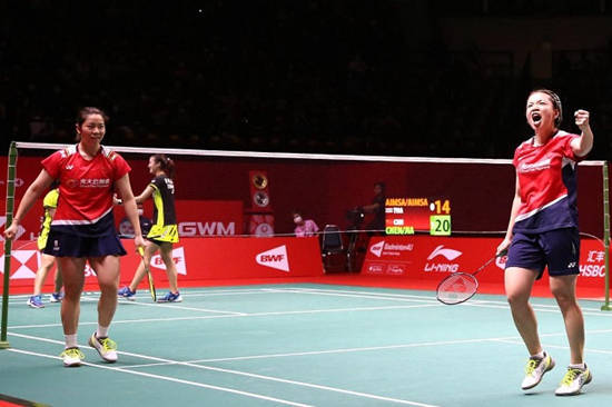世界羽联总决赛中国队获三项冠军