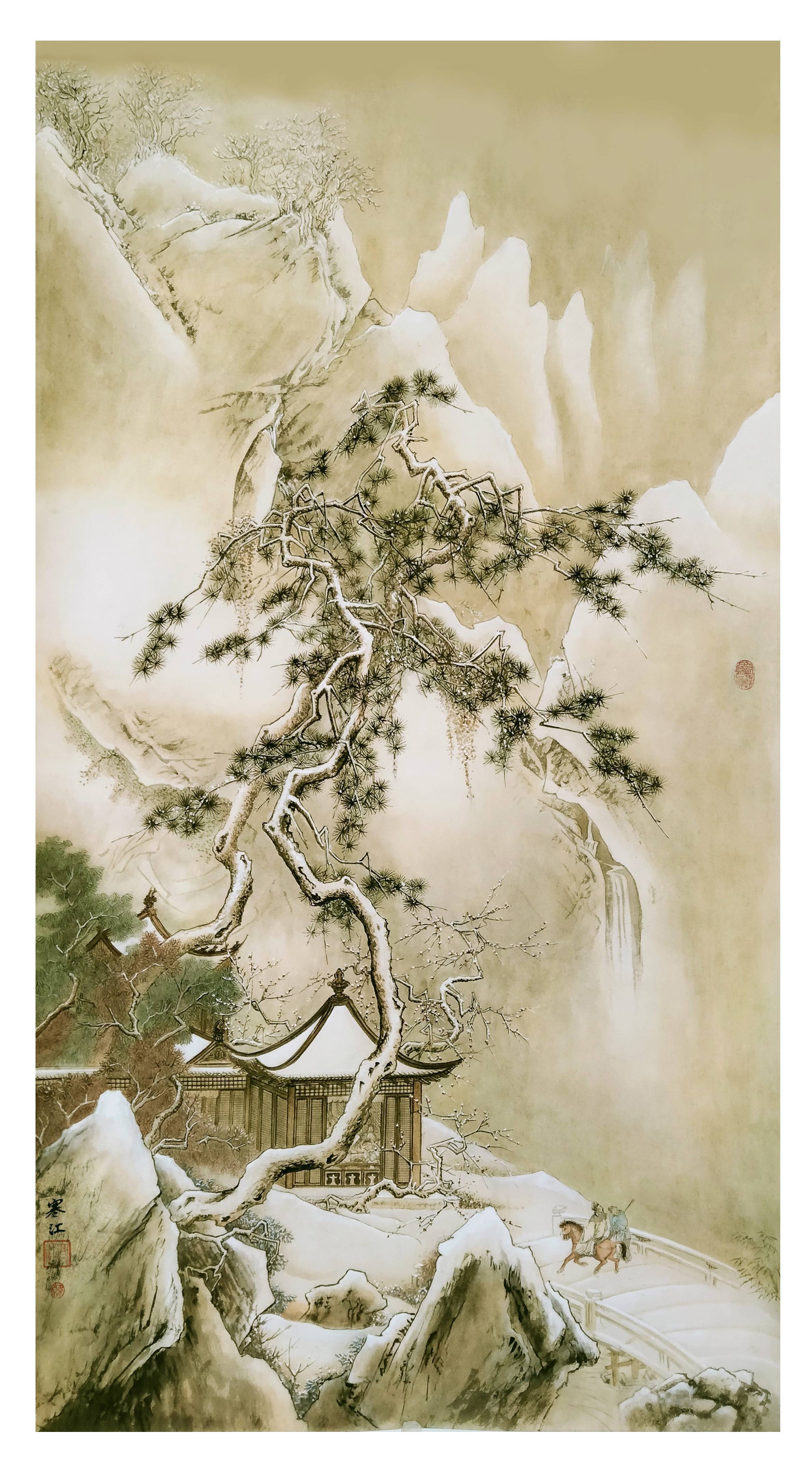 界画寒江---借古开今，师法天然