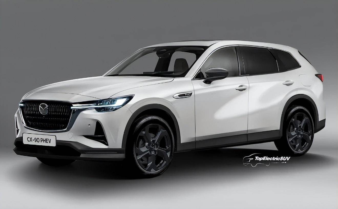 马自达CX-90，6缸+后驱＋插混，定位中大型SUV，对标群众途昂