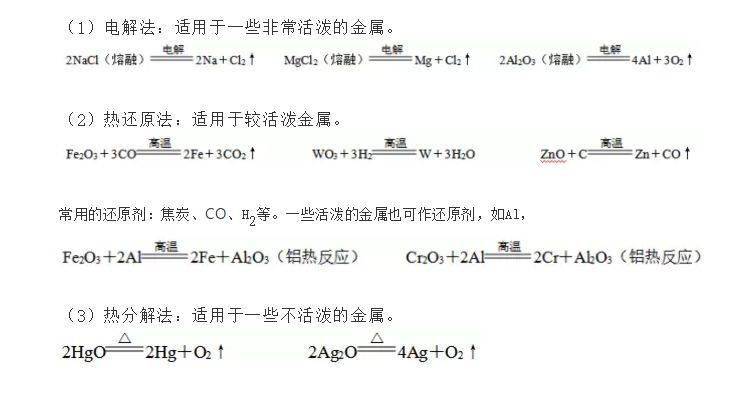 高中化学：（必修1+必修2）必备的100个基础知识点！