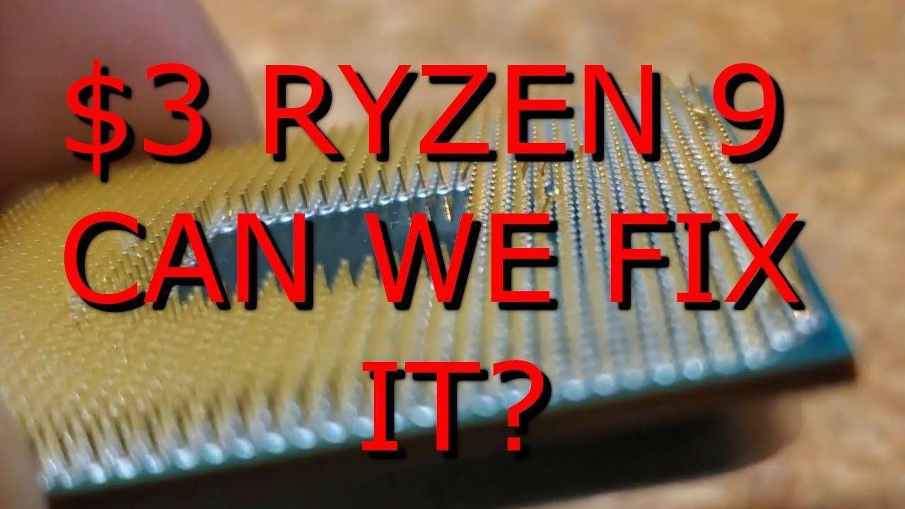 国外一“垃圾佬”以3美圆购置到12核/24线程的AMD Ryzen 9 5900X