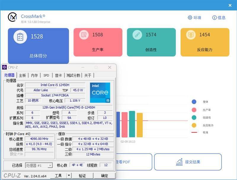 12代酷睿i5多核暴涨65.5％！机械革命极光Pro评测：160W整机释放仅80℃