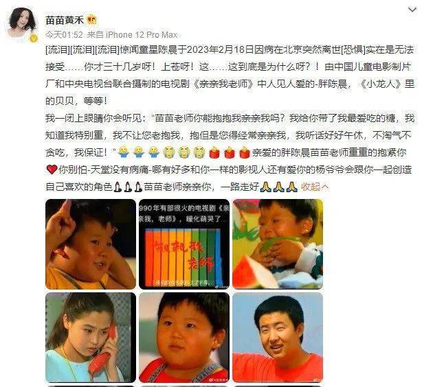 童星陈晨突然离世，留下老婆与2个女儿，同剧演员陈嘉男许诺为其养俩女儿！