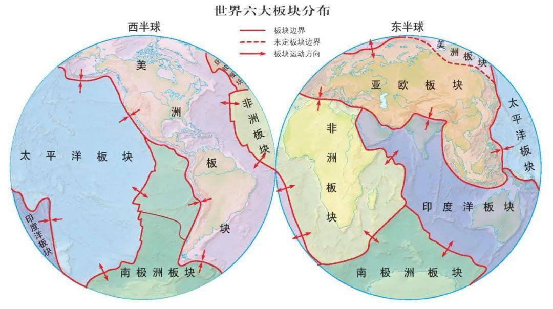 大气运动常识点最全梳理，空白＋彩色世界区域天文填图（可下载）