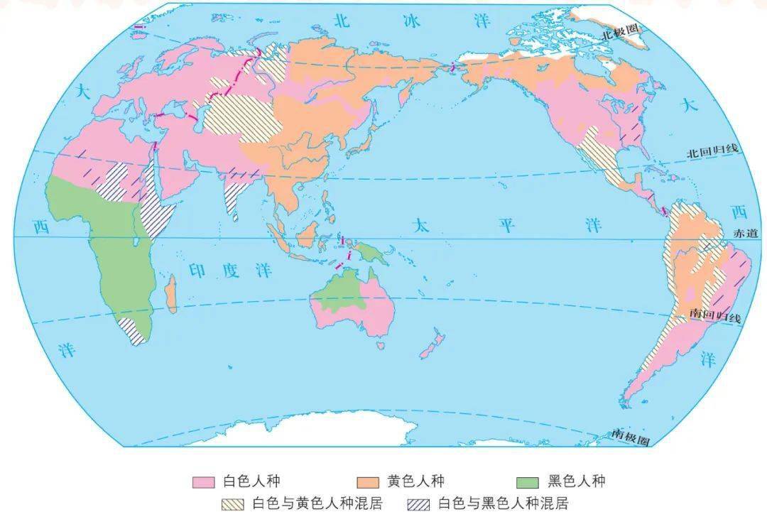 大气运动常识点最全梳理，空白＋彩色世界区域天文填图（可下载）