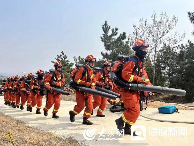 高新区开展丛林防灭火实战练习训练