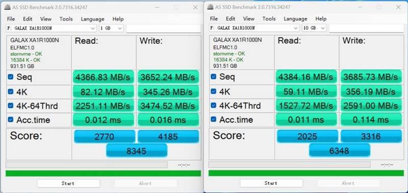 359元十分合适做游戏盘！影驰星曜X4 Pro 1TB SSD评测：读取超5000MB/s