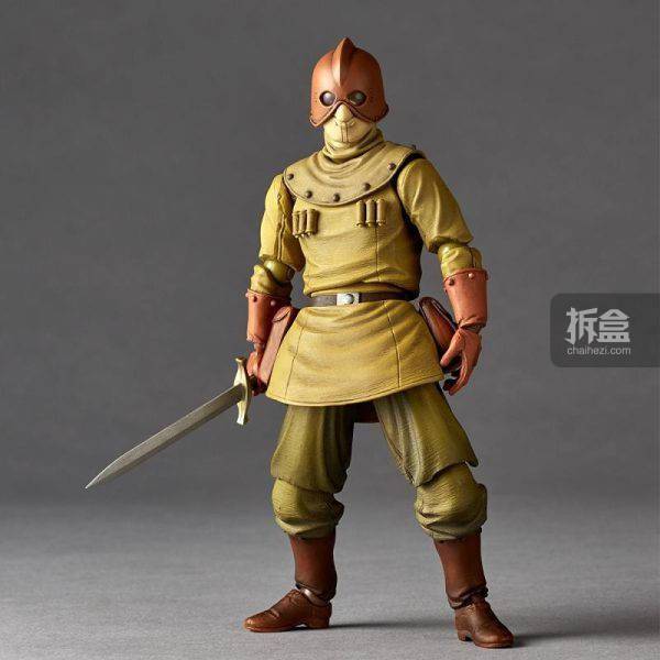 KAIYODO海洋堂 自在置物 风之谷 多鲁美奇亚士兵 可动人偶