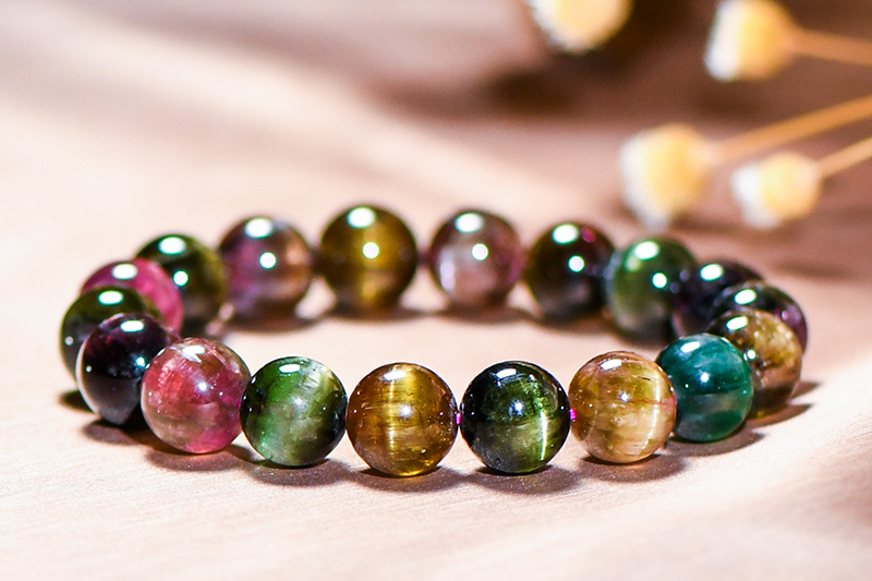 猫眼黑糖碧玺,糖果般甜腻腻!