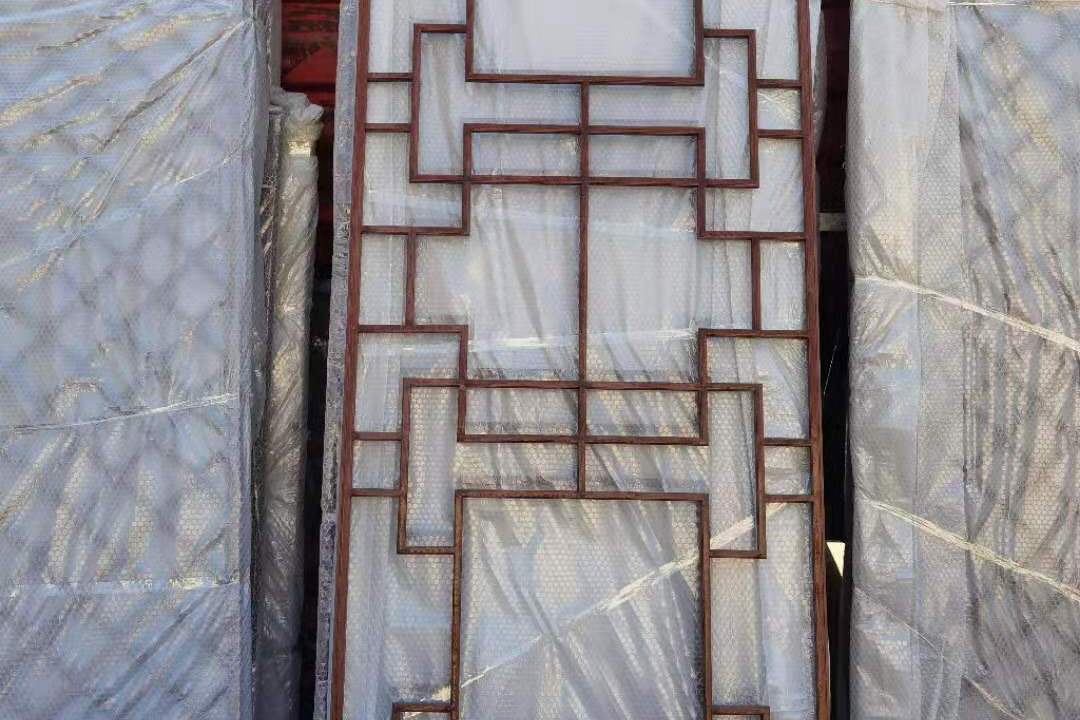 寺庙仿古门窗万字花格,铝合金材质,无缝焊接工艺「冠墅阳光」