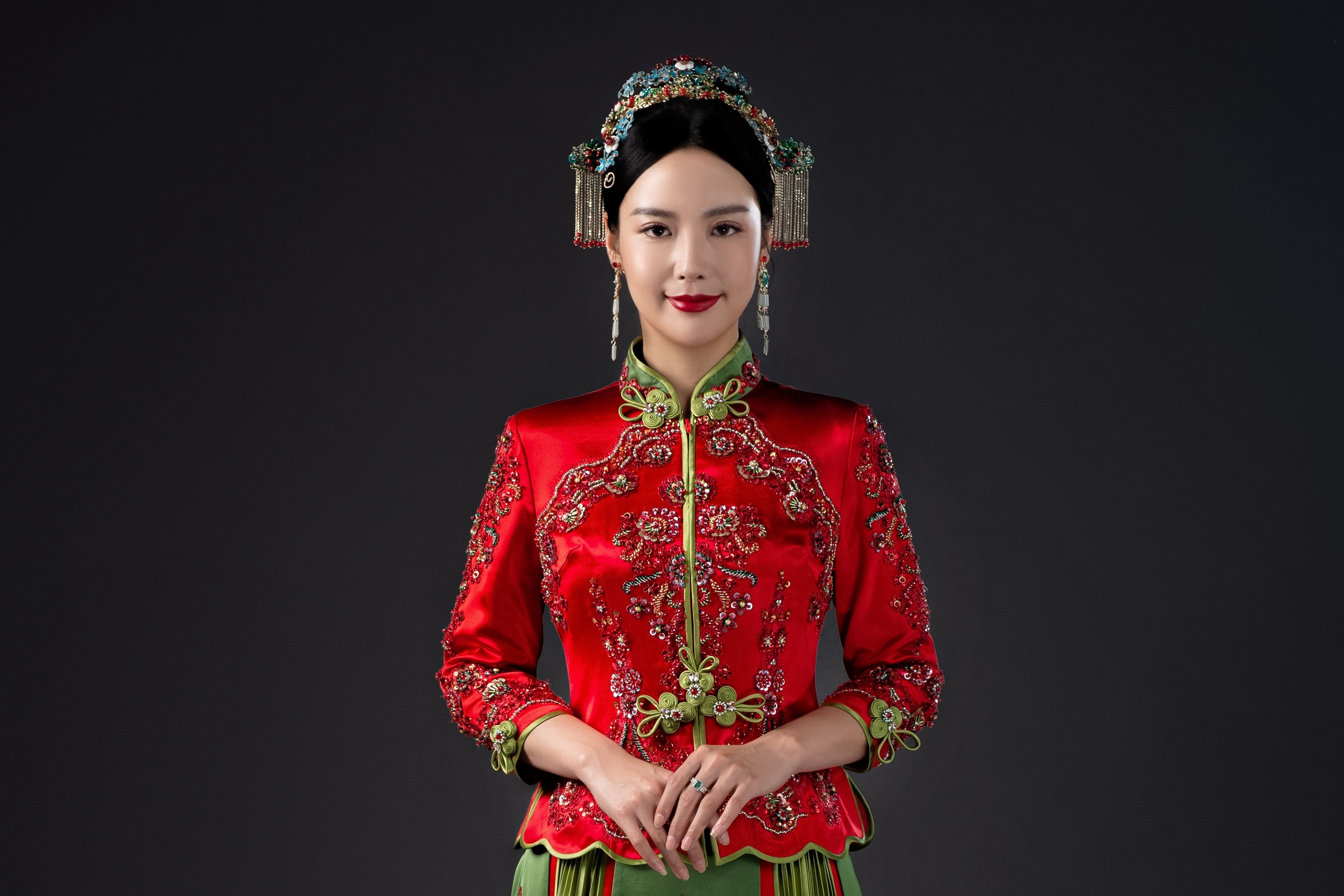 mz bridal中式嫁衣