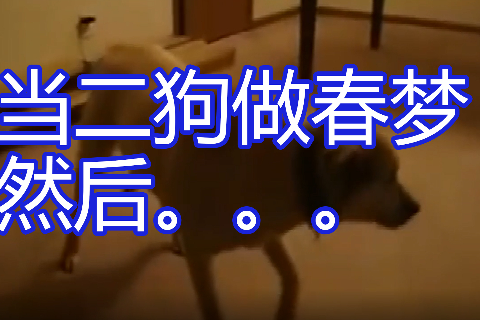 搞笑配音当二狗子做了春梦然后