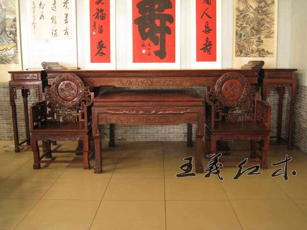 红木家具木材的质感很好