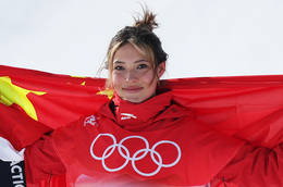 谷爱凌年收入近1.6亿 排名女运动员第二