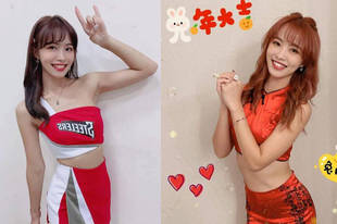 高雄钢铁人啦啦队员—辰羚 中式旗袍有韵味