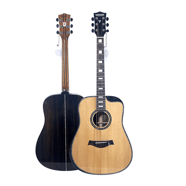 初学者入门值得购买的单板民谣吉他品牌之veazen费森吉他