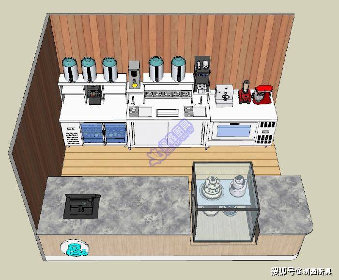 奶茶店设备工作台应该怎样布置