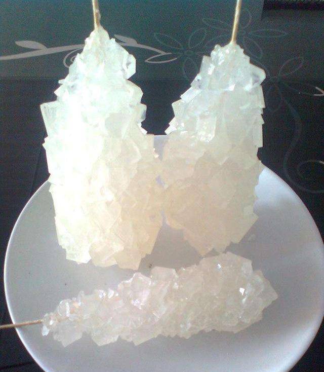 冰糖结晶过程图片