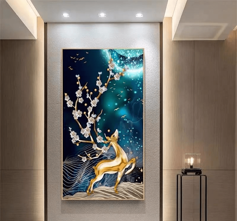 妙彩晶瓷画:装饰画风水,旺财旺运旺个人