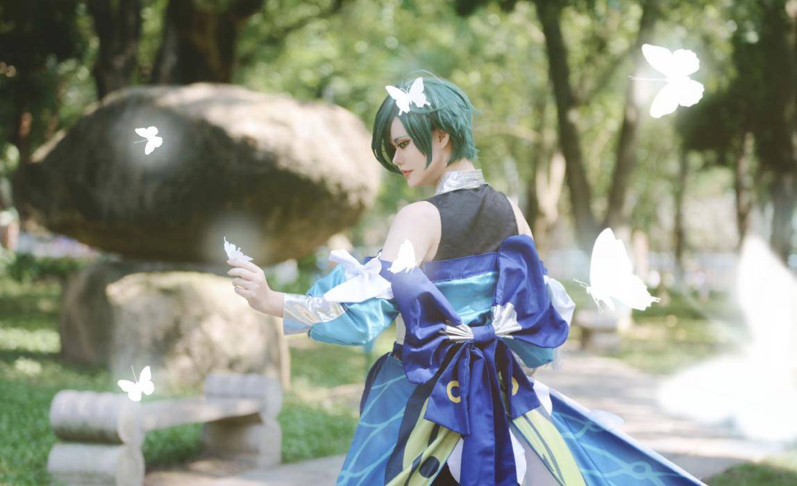 acg最靓cos第44期:庄周慵懒再现,小姐姐女扮男装宛若少年郎