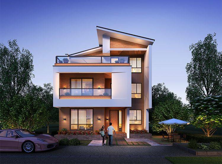 面宽8米也能建豪宅5款自建别墅美得移不开眼