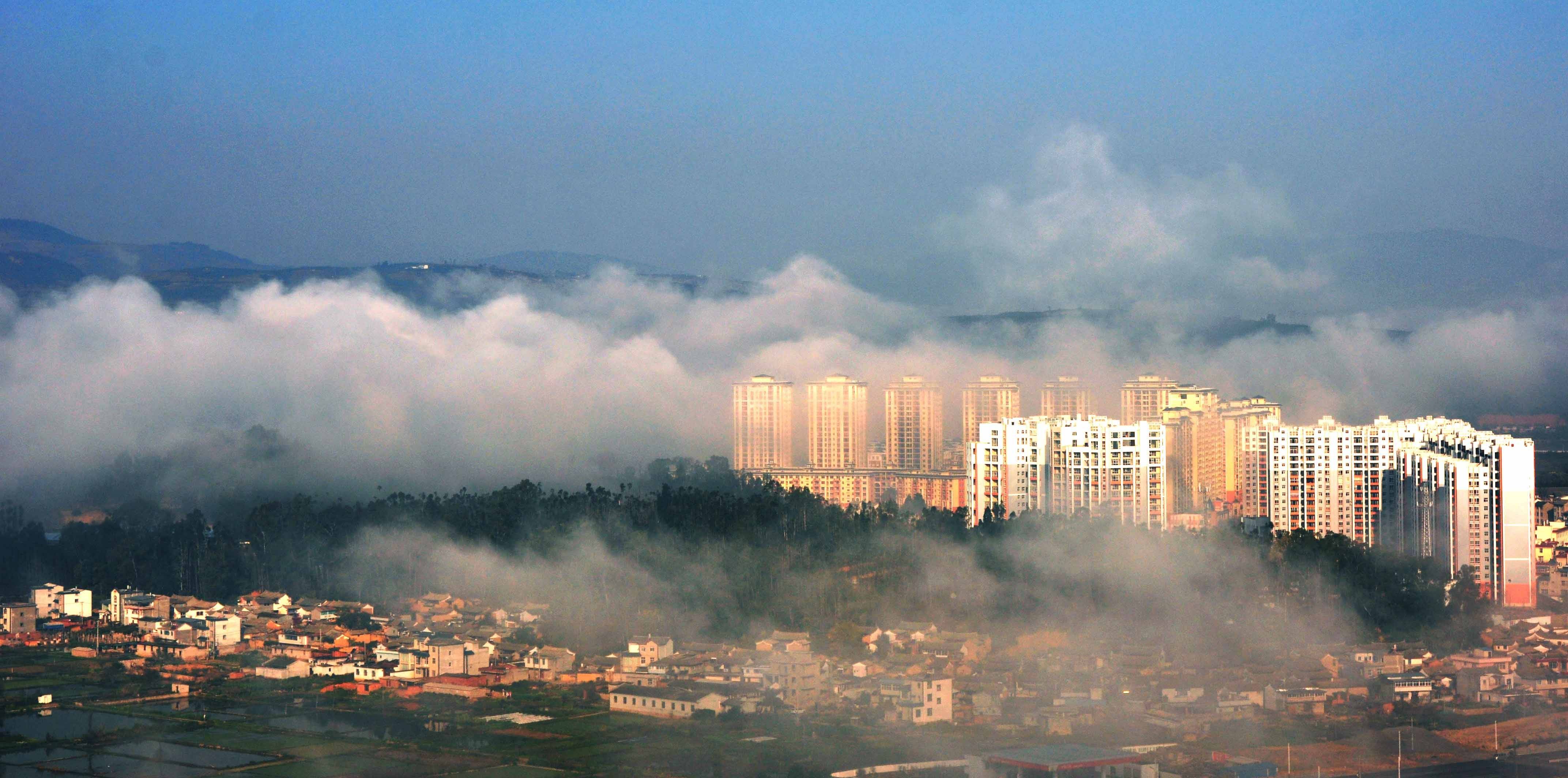 原创来美丽的云南红河石屏县体验"云中仙境"