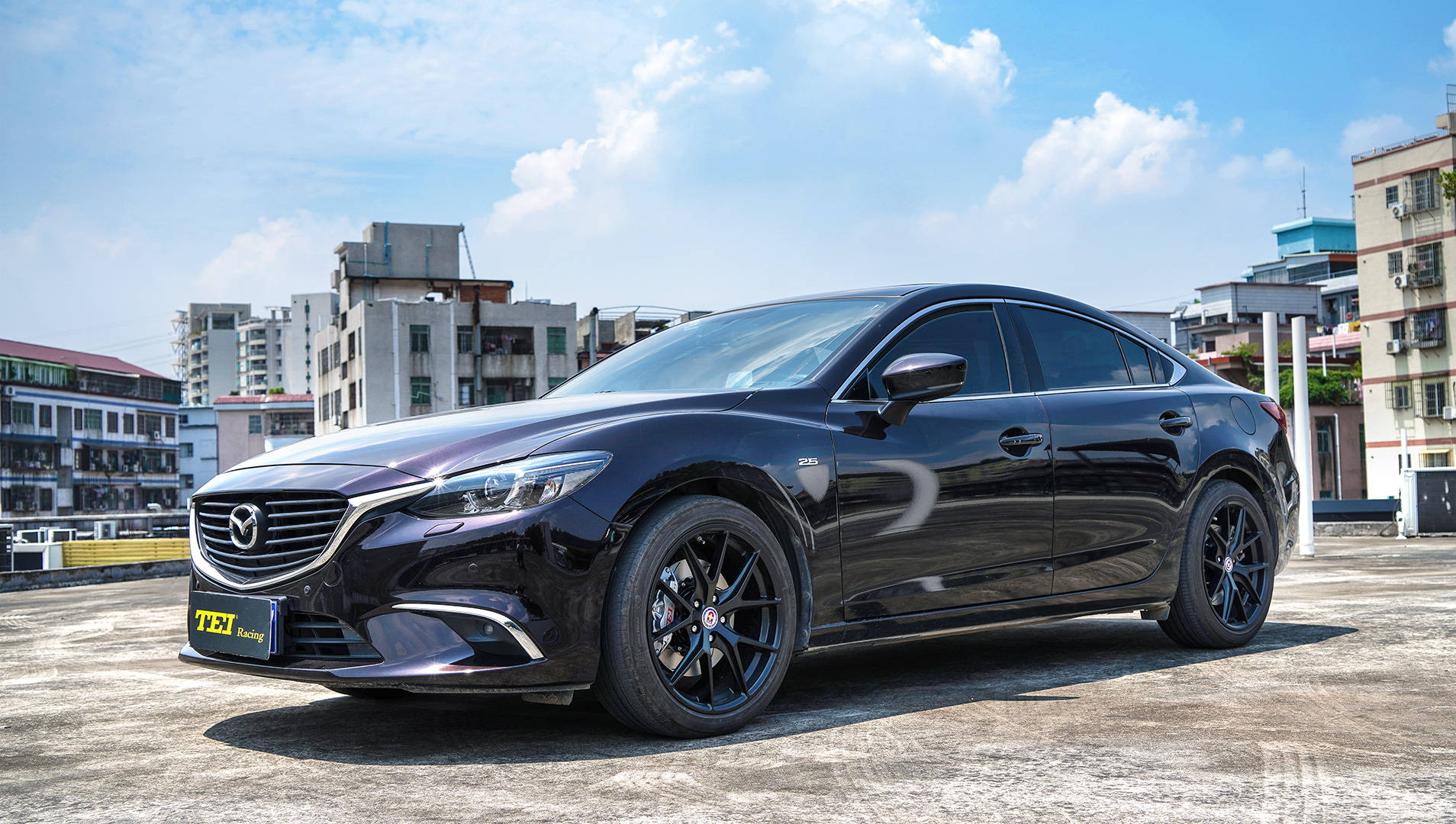 马自达阿特兹改装刹车案例teiracingp40s套件