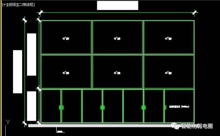 一套幼兒園智能化弱電cad設計圖可以作為投標技術文件模板