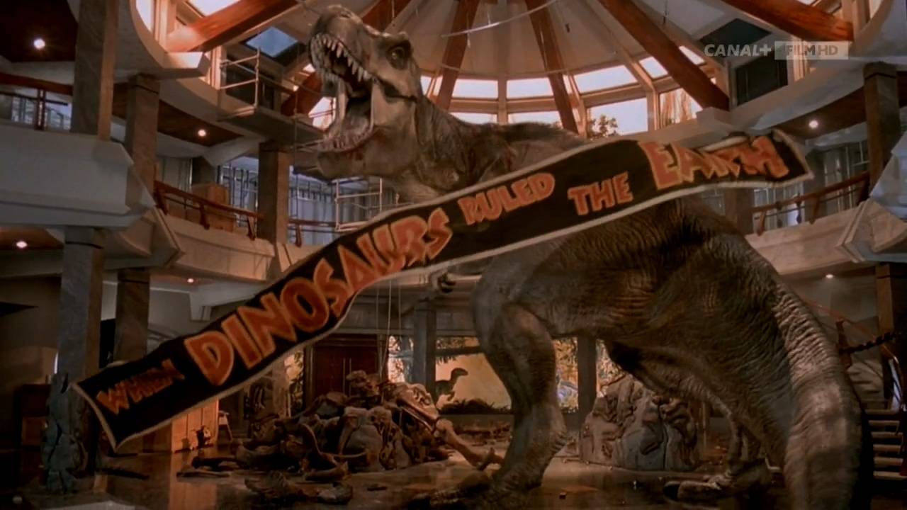 飞车家族跟霸王龙闯进小黄人的家_侏罗纪