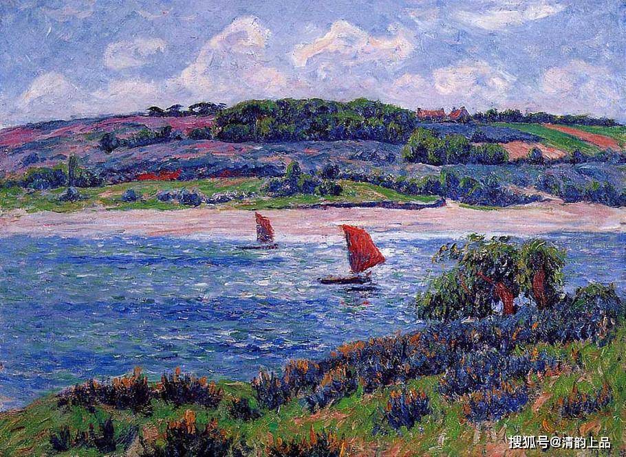 法国印象派画家,henri martin,油画作品欣赏