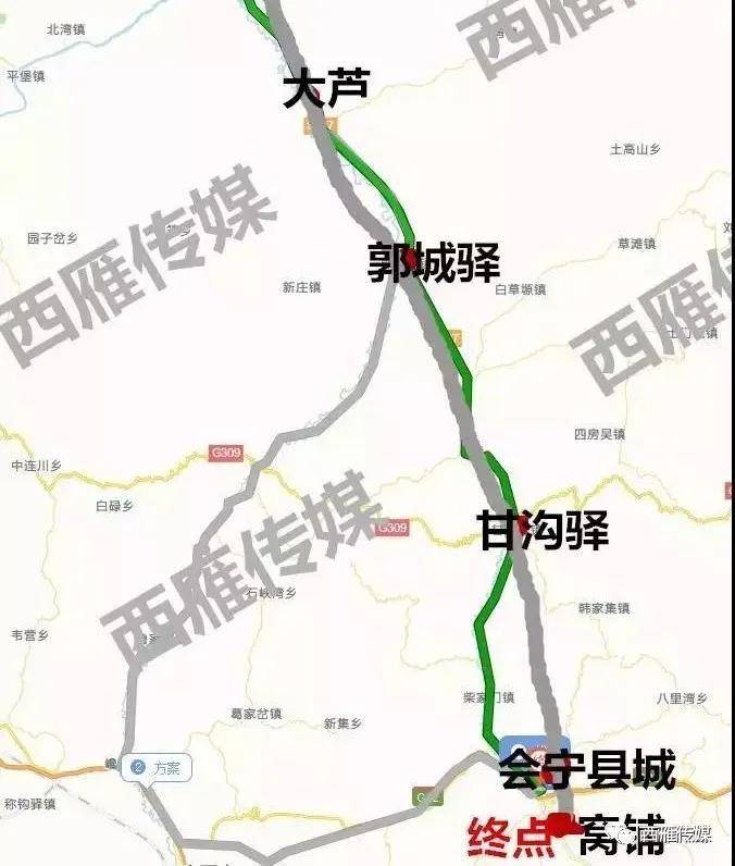 甘肃又一条新高速即将开工,景泰至会宁段全长2596公里