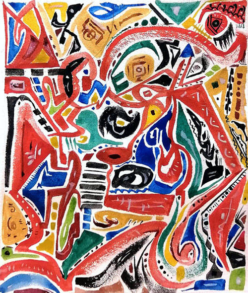 李原勤抽象画作品展