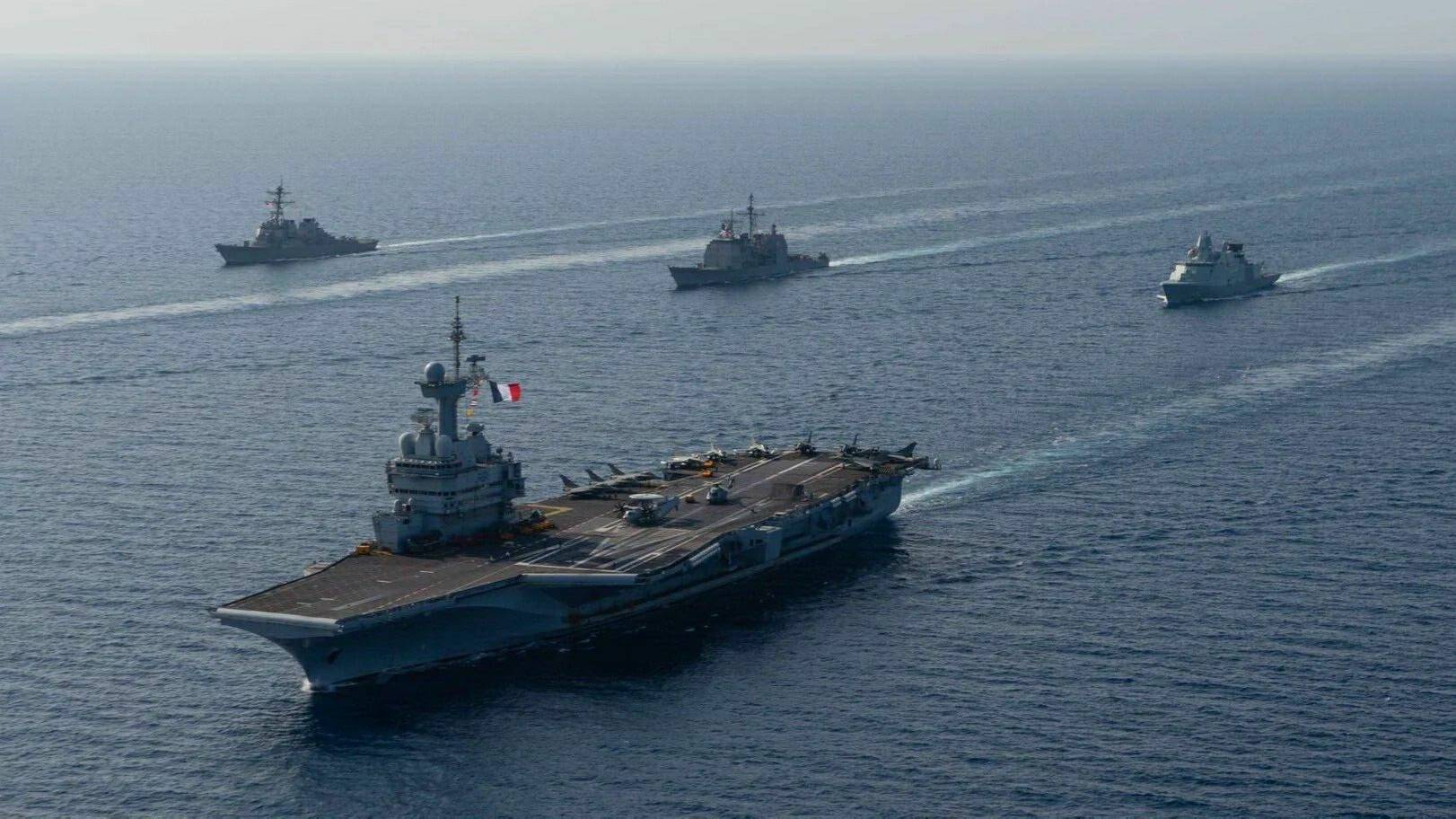军事装备美图:法国戴高乐号核动力航母