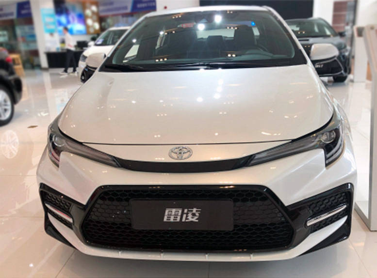 新款雷凌运动版实车换装更年轻运动前脸7月上市