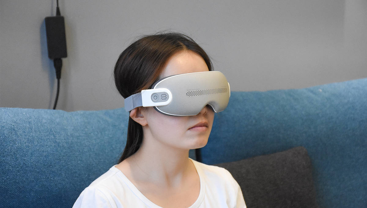 用心呵护你的双眼倍轻松iseek眼部按摩仪