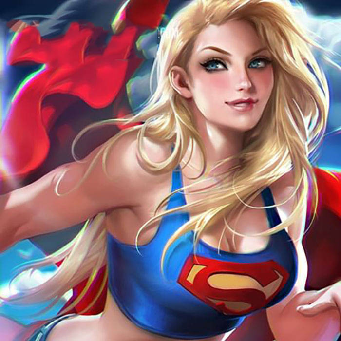 艺术家把超人变成女的,美女与野兽互换角色,画面反而更好看了