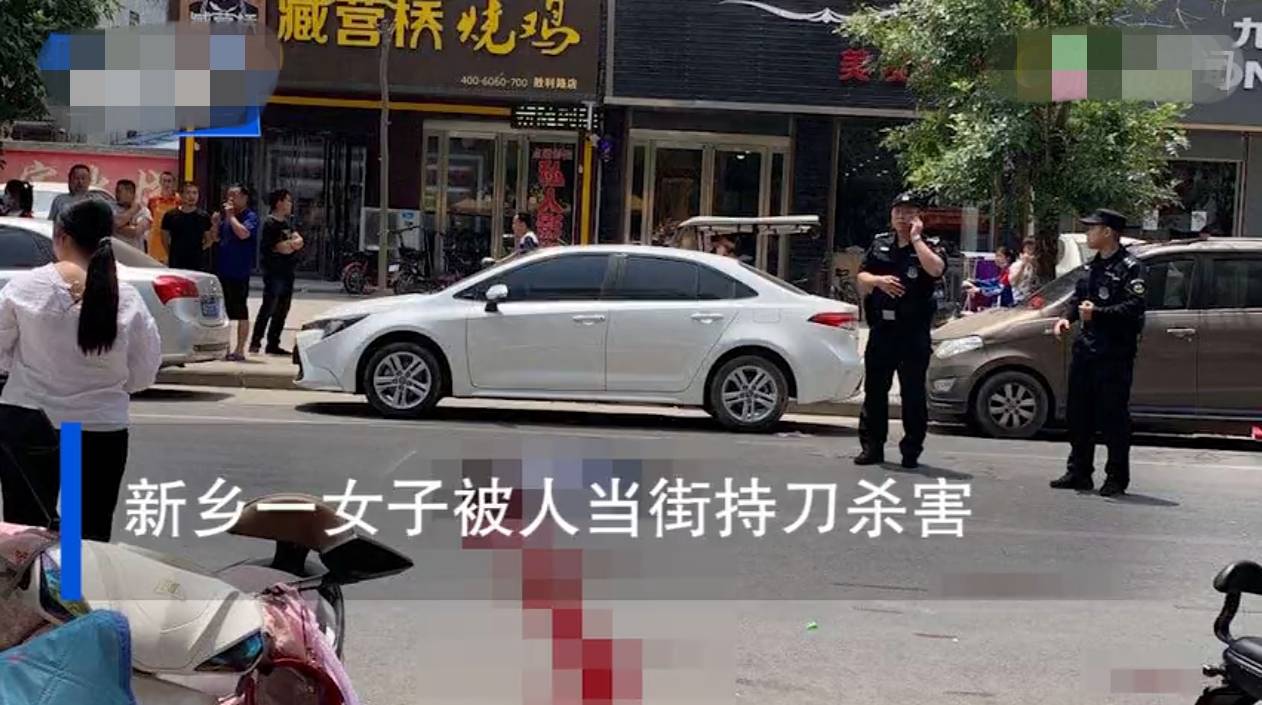 河南省新乡市延津县一女子当街遭人从后方持刀捅脖杀害,28岁嫌犯已被
