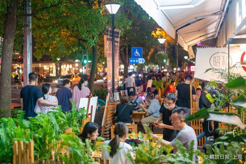 上海夜生活節安義夜巷人太多大學路夜市還可以