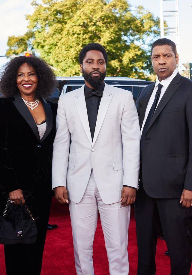 65岁丹泽尔华盛顿发福看了他69岁老婆才知道什么叫逆龄生长