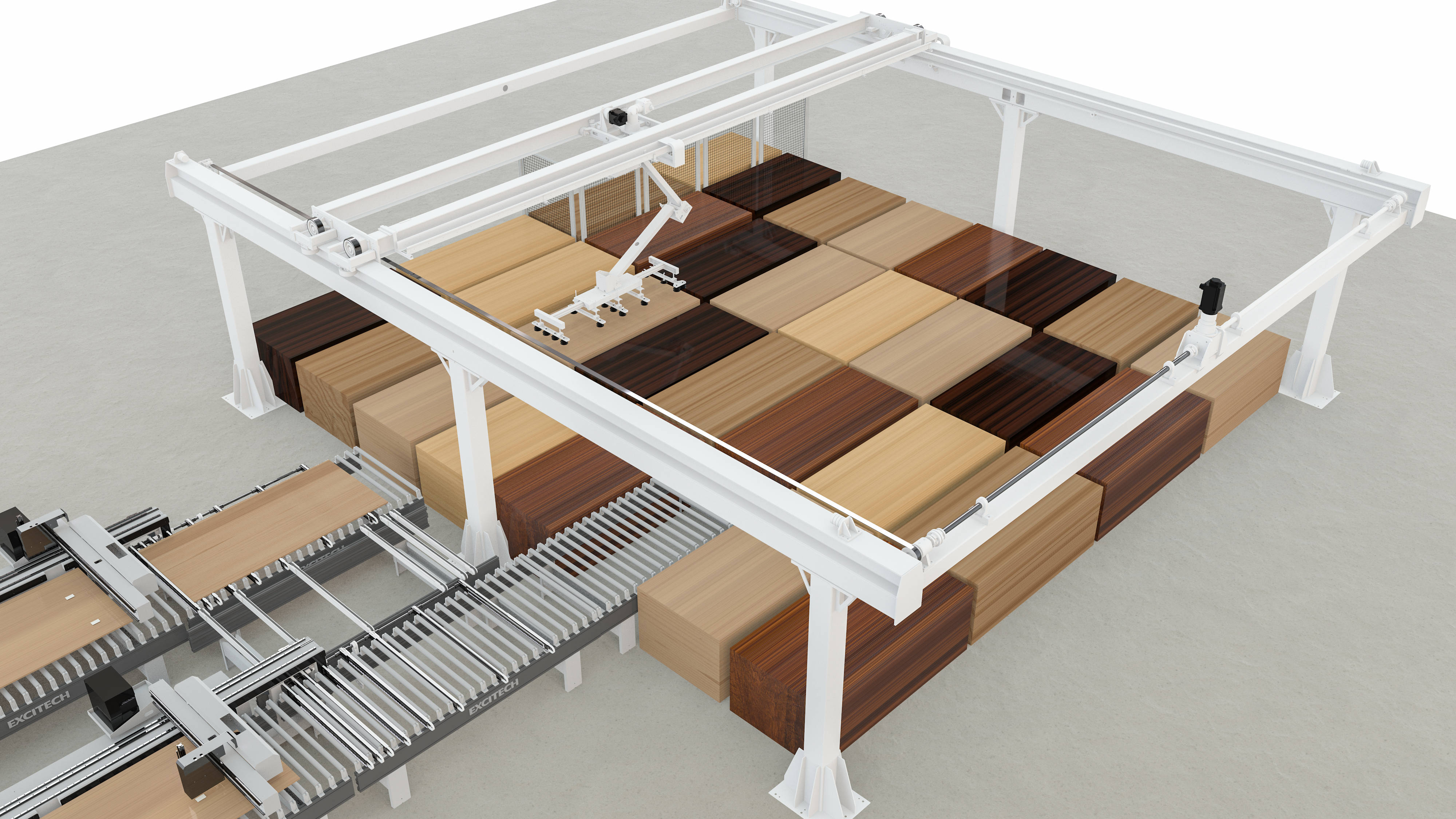 星辉数控全自动连线立体料仓