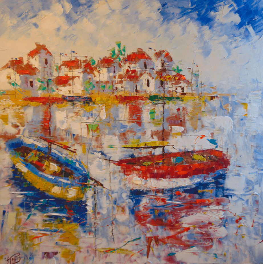 印象派刀刮画艺术家frederic payet深圳个展